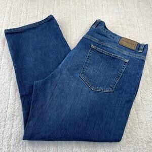 Canali Blue Jeans Men’s size 42x27 Italy Designer Cotton Blend